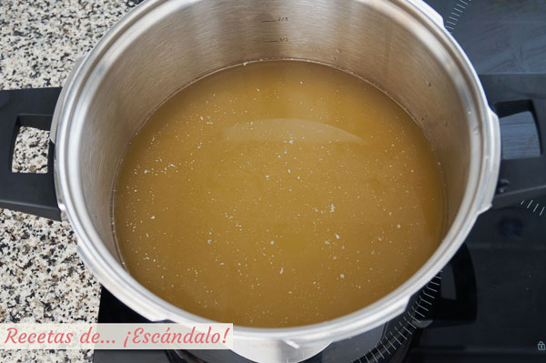 Como hacer consome de Navidad