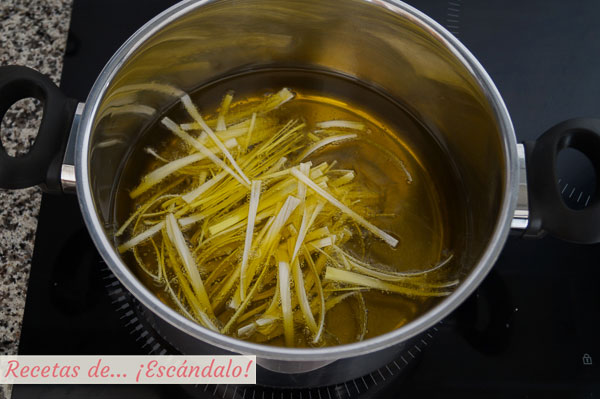 Receta de puerro frito crujiente