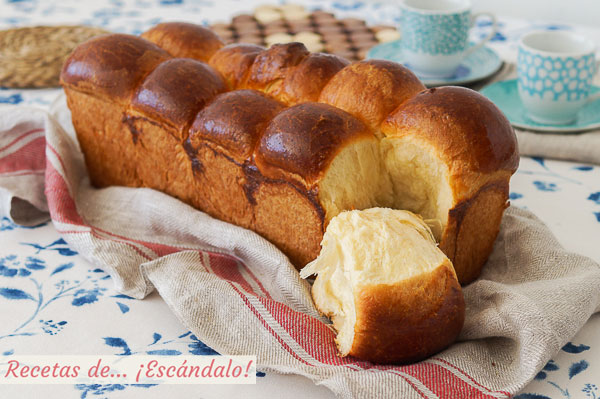 Como hacer brioche casero, esponjoso y tierno. Receta facil y deliciosa