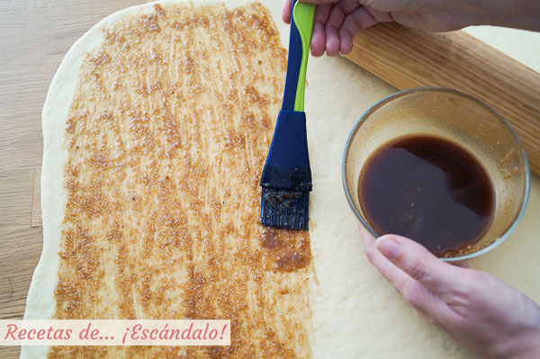 Relleno para rollitos de canela o cinnamon rolls