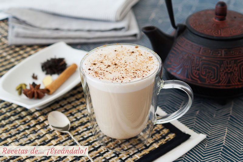 Te chai latte en casa
