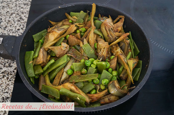 Verduras de temporada a la plancha
