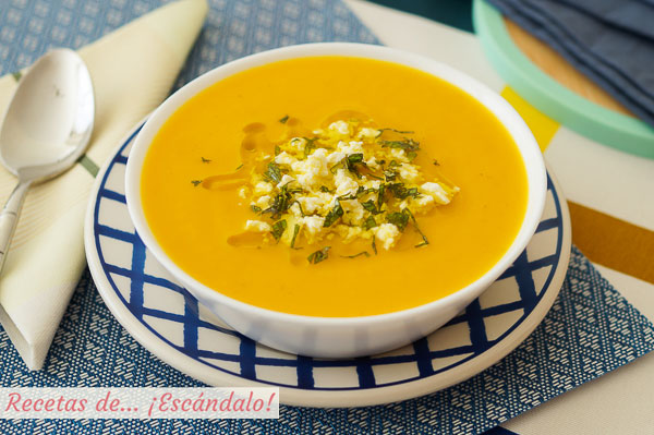 Como hacer crema de calabaza con Thermomix, muy sencilla y sabrosa