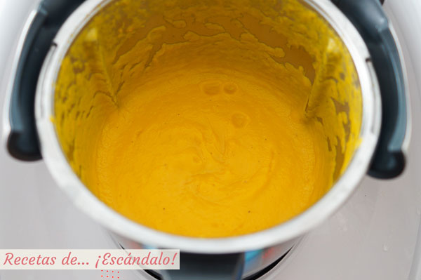 Crema de calabaza con thermomix