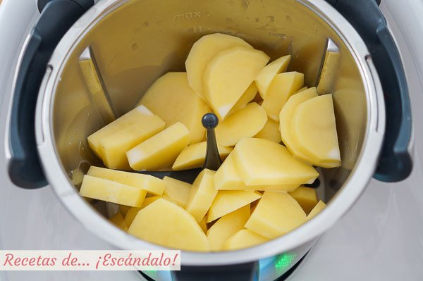 Ingredientes pure de patatas thermomix