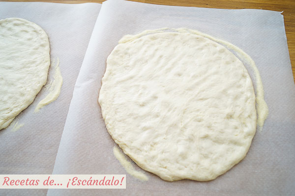 Masa de pizza casera