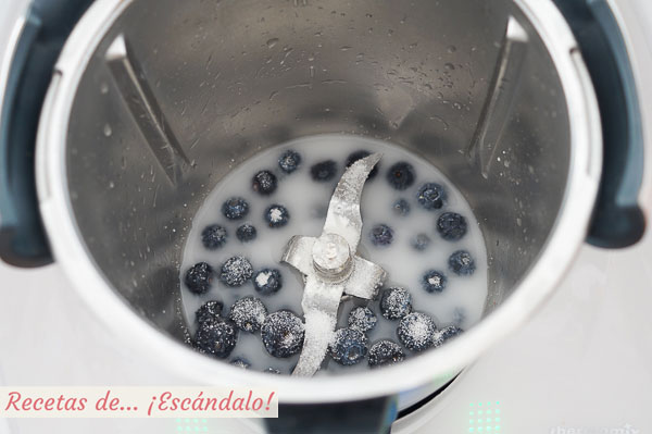 Ingredientes cobertura de arandanos para tarta