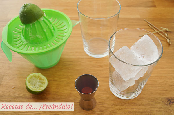 Ingredientes combinado Mai Tai