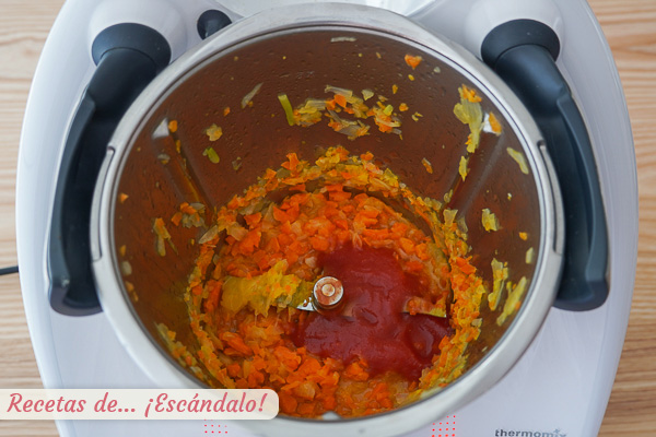 Sofrito salsa albondigas thermomix