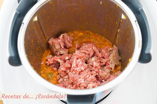 Relleno para berenjenas con carne picada