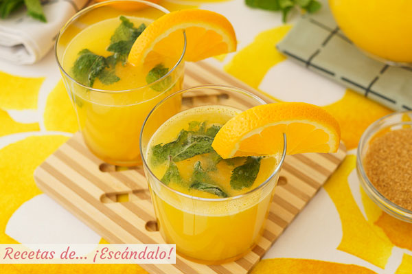 Como hacer naranjada casera, el refresco mas natural y sencillo