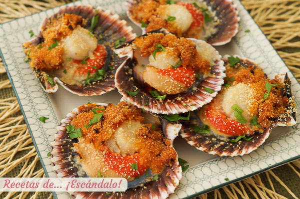 Como hacer zamburinas al horno con un sofrito muy sabroso