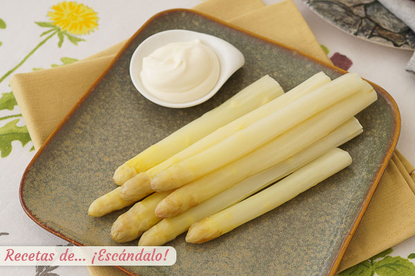 Como cocer esparragos blancos frescos, quedan exquisitos