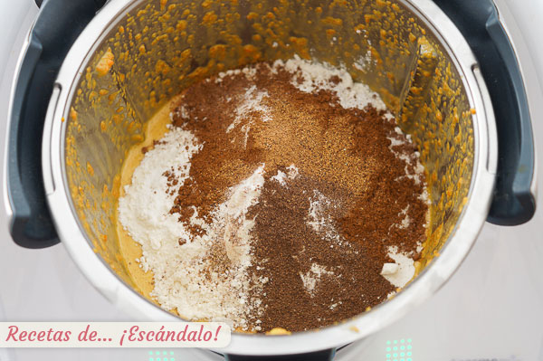 Ingredientes bizcocho zanahoria thermomix