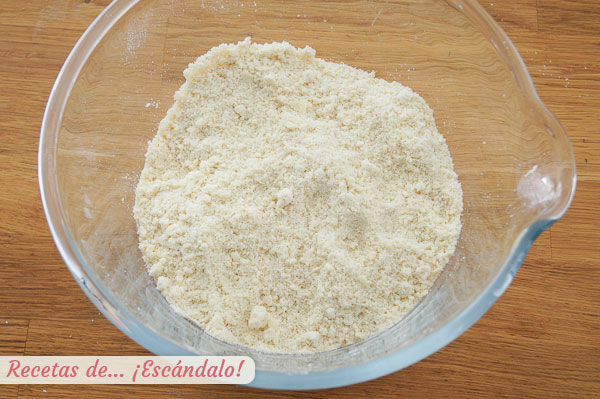 Migas masa quebrada casera