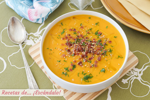 Como hacer crema de calabaza casera, saludable e irresistible