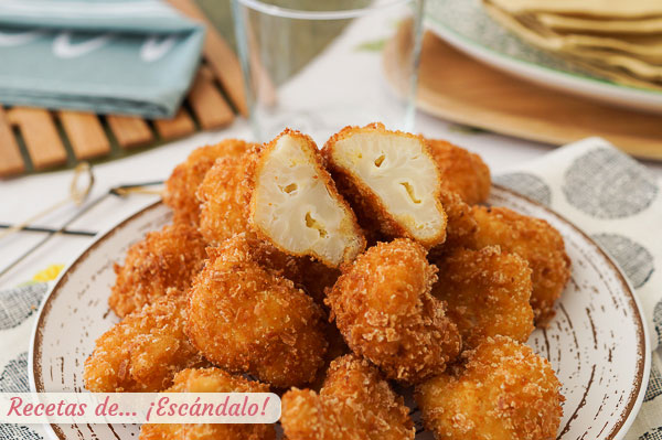 Coliflor rebozada casera