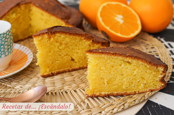Como hacer bizcocho de naranja con Thermomix, muy facil y sabroso