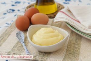 Mayonesa casera con Thermomix, muy rápida y sencilla