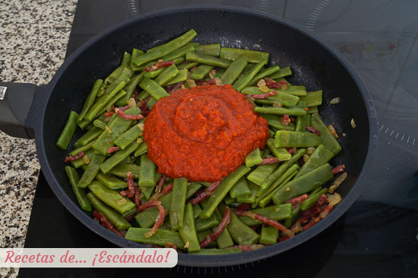 Judias verdes con tomate