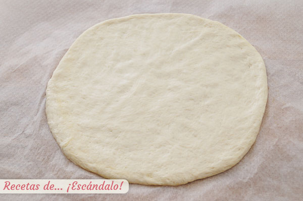 Masa de pizza casera