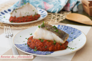 Bacalao con tomate en Thermomix, un clásico irresistible