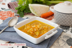 Sopa juliana, una receta tradicional y saludable repleta de verduras