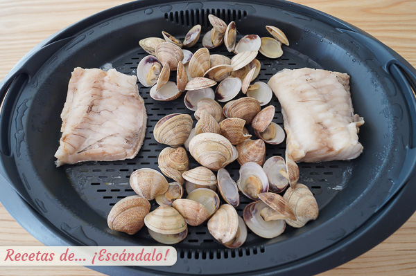 Almejas al vapor Thermomix