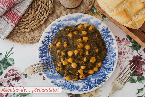 Como hacer espinacas con garbanzos en Thermomix, una receta deliciosa y saludable