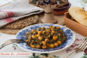 Espinacas con garbanzos en Thermomix, una receta deliciosa y saludable