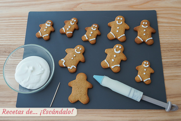 Decoracion galletas de jengibre navidenas