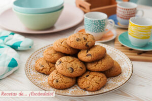Receta de cookies americanas, las famosas galletas con pepitas de chocolate