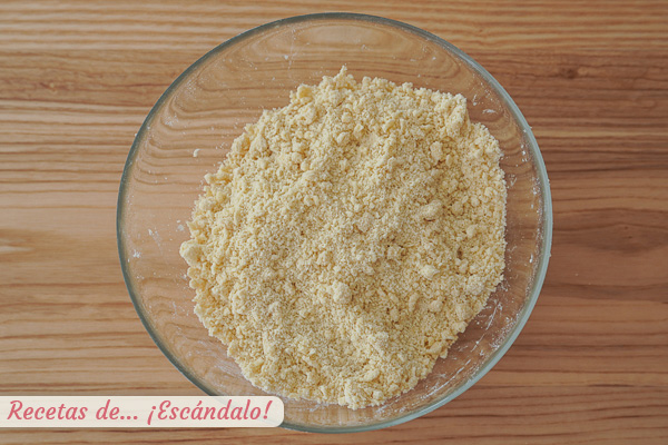 Migas para masa quebrada casera