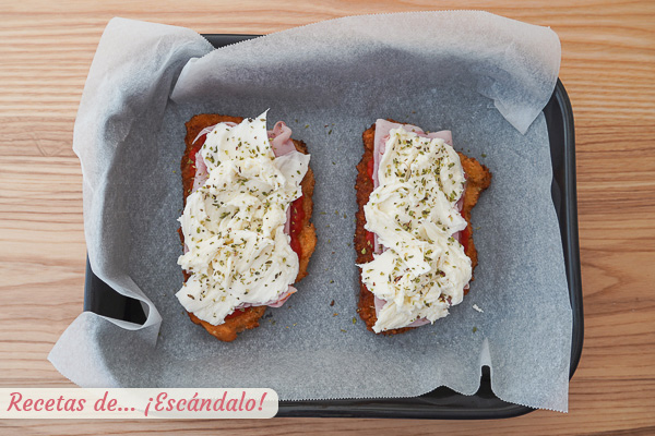 Milanesas de ternera a la napolitana caseras