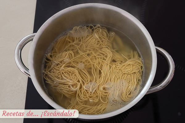 Noodles o fideos chinos