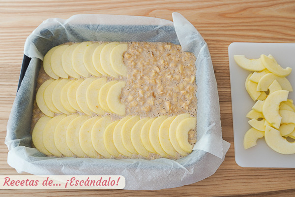 Receta tarta de manzana casera thermomix