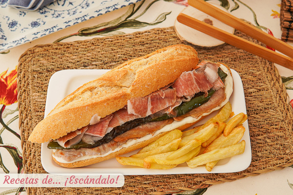 Aprende como hacer serranito, un bocadillo tipico andaluz