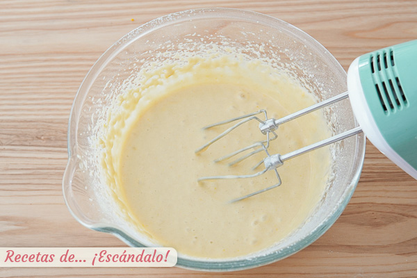 Mezcla bizcocho manzana casero