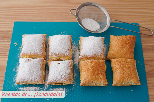 Miguelitos de La roda y azucar glas