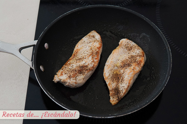 Pechugas de pollo a la plancha villeroy