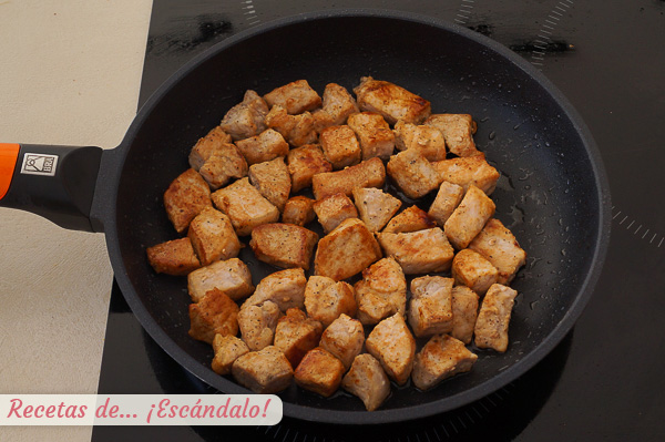 Raxo gallego lomo de cerdo a la plancha