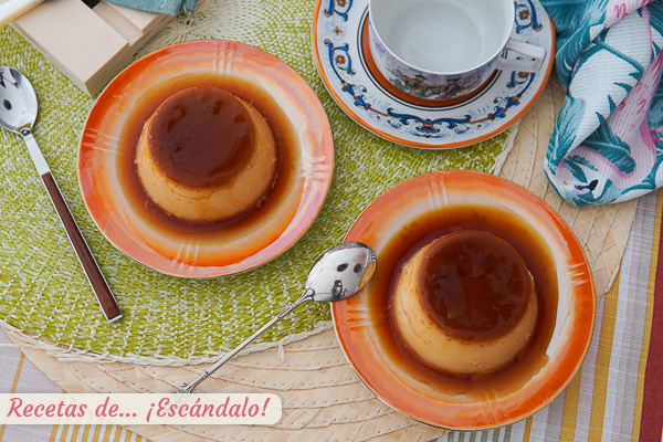 Como hacer flan de huevo casero en Thermomix, cremoso y muy facil