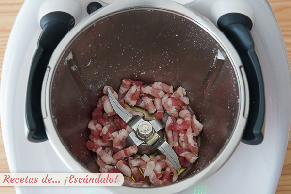 Panceta thermomix carbonara