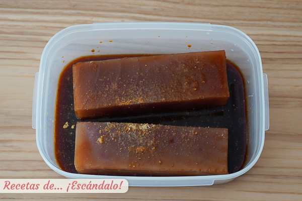 Tataki de atun marinado