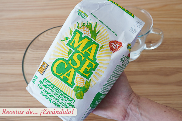 Harina de maiz nixtamalizado maseca