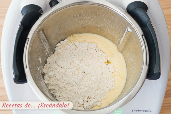 Ingredientes masa bizcocho limon thermomix