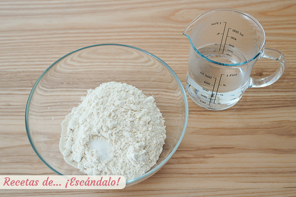 Ingredientes tortillas de maiz caseras