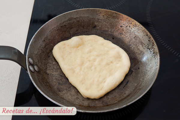 Pan indio a la plancha