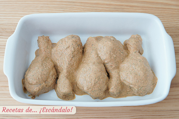 Pollo tandoori casero