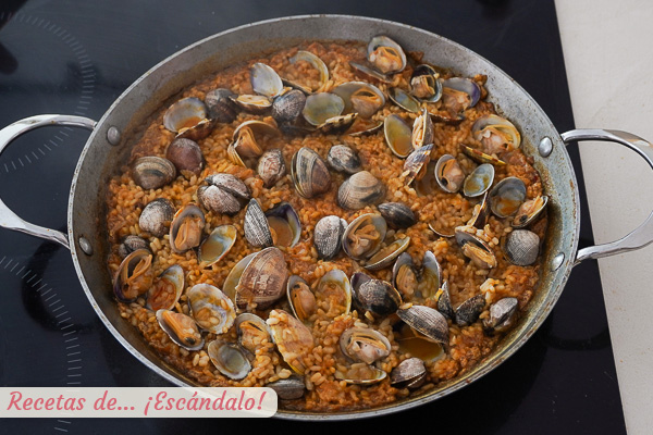Receta de arroz con almejas casero